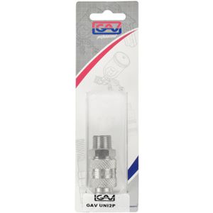 GAV UNI2P Universal Quick Coupler 3/8